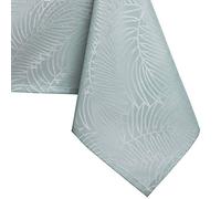AmeliaHome Lotus Effect Water-Repellent Polyester Tablecloth Gaia Mint 140 x 240 cm Oval