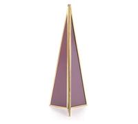 AmeliaHome Organiser Glass Jewellery Stand 10 x 25 cm Dusky Pink