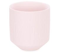 AmeliaHome Paso Ceramic Storage Box Organiser Flower Pot 9 x 9.8 cm Powder Pink