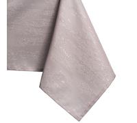 AmeliaHome Round Tablecloth 120 x 120 cm Tablecloth Stain Protection Lotus Effect Washable Water-Repellent Ornament Vesta Powder Pink