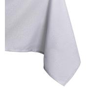 AmeliaHome Tablecloth 130 x 130 cm Tablecloth Stain Protection Lotus Effect Washable Water-Repellent Glossy Smooth Empire Lilac