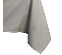 AmeliaHome Tablecloth, Stain Protection, Lotus Effect, Washable, Water-Repellent, Glossy, Smooth, Cappuccino, Empire, 100 x 100 cm