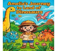 Amelia's Journey to the Land of Dinosaurs: A Prehistoric Coloring Storybook Adventure for Kids Ages 3-9: 30 Fun and Educational Coloring Pages with ... Story to Inspire Creativity and Imagination