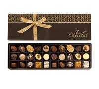 Amelie Chocolat Luxury Collection | Luxury Handmade Chocolates | Adult Chocolate Gifts | 30 Assorted Chocolates | Belgian Chocolate Gifts | Chocolate Fillings | Pralines | Ganache