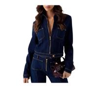Amelie Jacket - female - Guess - Denim Jackets - Blue - L - Jackets L