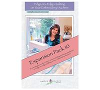 Amelie Scott Designs Edge Pack 10 Embroidery Patterns, Multi