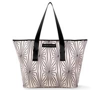 AMÉLIN ARCHIVE Vintage Inspired Double-Sided Canvas Tote Bag for Women, Canvas Tote with Pocket and Nylon Handles (Composition)