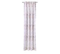 Amely Tab-Top Curtain 140 x 245 cm Coral Jacquard with Scherli Effect