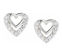 Amen ECBBZ3 Women's Earrings, Sterling Silver Zircon