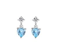 Amen ECUBAC Women's Earrings, Sterling Silver Zircon