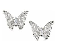 Amen EFAGBBZ3 Women's Earrings, Sterling Silver Zircon