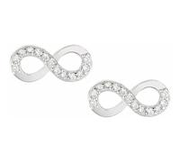 Amen EIBBZ3 Women's Earrings, Sterling Silver Zircon