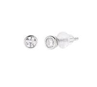 Amen ELPT30BB Women's Earrings, Sterling Silver Zircon