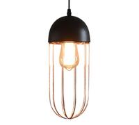 Amen Industrial Style, E27 Base Flush Mount Hanging Lamp, Single Head Personality Iron Art Pendant Light, Bedroom Balcony Kitchen Decoration Light Fixtures