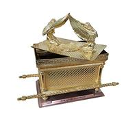 Amen Judaica Ark of The Covenant Replica Gold Tone - Extra Large Ark of Testimony - Spiritual Decor Ark of The God Replica