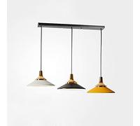 Amen Made Metal Chaner with Horn Shape, Industrial Suspension Light, Perfect for Dining, Bedroom, Loft