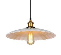 Amen Retro Industrial Style Iron chaner, Creative Umbrella-Shaped lampshade, Embedded Balcony bar Decorative chaner, E27 Screw