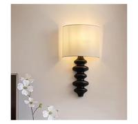 Amen Retro Solid Wood Wall Lamp - Stylish Lighting for Living Room, Bedroom, Study & Corridor Spiral Design Bedside Fixture Perfect Home Decor