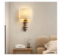 Amen Retro Solid Wood Wall Lamp - Stylish Lighting for Living Room, Bedroom, Study & Corridor Spiral Design Bedside Fixture Perfect Home Decor