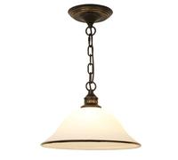 Amen Retro Style Pendant Light,E27 Base Single-Head Chaner,Creative Personality Frosted Glass Hanging Lamp,Porch Corridor Restaurant Decorative Lighting Fixtures
