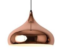 Amen Simple Style Single Head Pendant Light, E27 Light Source Water Drop Shape Hanging Lamp Shade, Personalized Iron, Tea Restaurant Bedroom Decoration Light Fixtures