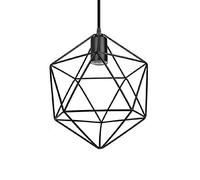 Amen Style Creative Hanging Lights Elegant Single Head Chandelier Bedroom Hollow Pendant Light Metal Cage Creative Suspensiom Lamp for Kitchen Island Living Room Dining Room Bar