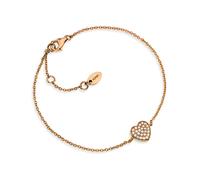 AMEN Womens Bracelet BRHR 925% Silver Gold Rose Heart
