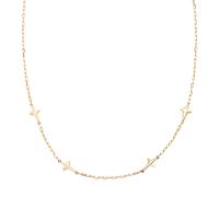 AMEN Womens Necklace CLCRPIG1 925% Silver Golden Cross