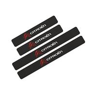 AMENAS 4PCS Car Sill Protector, for Citroen C4 C3 C5 C1 C2 Front Rear Sill Guard, Carbon Fiber Door Side Step Pedal Protector