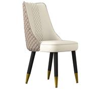 AMENAS Kitchen Micro Fiber Leather Kitchen Dining Chairs，Ergonomics Seat with Backrest Soft Cushion And Sturdy Wood Legs for Home Commercial Restaurants Living Room chairs(E)