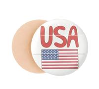 amenational flag red pattern Air Cushion Makeup Foundation Sponge Powder Puff