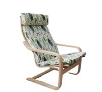 AMENGJ 1PC Poang Chair Armchair Cushion, Soft Rocking Chair Cushion Replacement with Removable Cover, Non Slip, Thick Padded (Color 22)