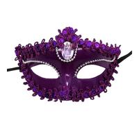 AMENGJ Masquerade Mask 1PC Cute Electroplated Beauty Mask for Birthday Wedding Dress Dance Concert Bar KTV Performance Halloween Party Decoration Props(Style 8)