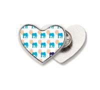 ameparty figure repeat donkey democracy Heart Metal Pin Brooch Clip Love