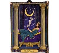 amepay Tarot Card Blanket Gifts for Women Adult Girls,The High Priestess Moonlit Throw Blankets,Soft Comfy Lightweight for Home Halloween Couch Bed Sofa Decor,Enchanting Night Sky Design 50x60in