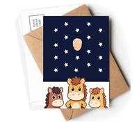 amepresident person biden blue stars Postcards Envelopes Cards Mailing Year Horse