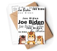 amepresident person biden character type Postcards Envelopes Cards Mailing Year Horse