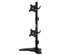 'Amer amr2sv 24 "Freestanding Black Flat Panel Desk Mount - Stand for TV (Independent, 8 kg, 61 cm (24"), 100 x 100 mm, Height Adjustment, Black)