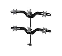 Amer Mounts AMR6P monitor mount / stand 61 cm (24") Desk Black