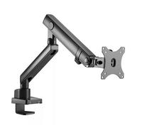 Amer Mounts | LED LCD Monitor Arm | Hydra Lift Articulating Arm | Clamp and Grommet Base | (Single 17"-32"), Black (HYDRA1B)