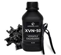 AmeraLabs XVN-50 High Presicion, Tough & Flexible 3D Printer Photopolymer Resin - for Prototyping, Engineering & Functional Parts. Low Odor 3D Printing Liquid for 4K/8K/12K LCD/DLP/SLA 3D Printers