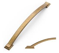 Amerdeco 10 Pack Antique Brass Cabinet Handles 192mm Hole Centre