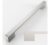 Amerdeco 10 Pack Brushed Nickel Cabinet Pulls 10 Inch 256mm Zinc Alloy | Smooth Feel, Vintage-Inspired Design, Screws Included, Kitchen Cabinet Hardware, for Cupboards, Drawers and Dressers