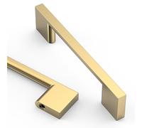 Amerdeco 10 Pack Champagne Bronze Cabinet Pulls 96mm Kitchen AM008