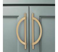 Amerdeco 10 Pack Gold Cabinet Pulls 7.5 Inch 192mm Zinc Alloy | Smooth Feel, Vintage-Inspired Design, Screws Included, Kitchen Cabinet Hardware, for Cupboards, Drawers and Dressers
