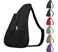 AmeriBag Classic Microfiber Healthy Back Bag Tote X-Small,Black,one Size
