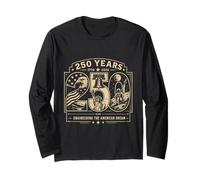 America 1776-2026 Engineering the Dream Independence Day Long Sleeve T-Shirt