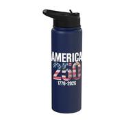 America 250 1776-2026 Patriotic Pride Stainless Steel Insulated Water Bottle