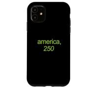 America 250, Funny Green Kamala Style Lettering Case for iPhone 11