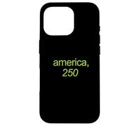 America 250, Funny Green Kamala Style Lettering Case for iPhone 16 Pro